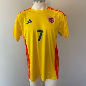 Luis Diaz Colombia National Soccer Team New Men’s Home Yellow Soccer Jersey